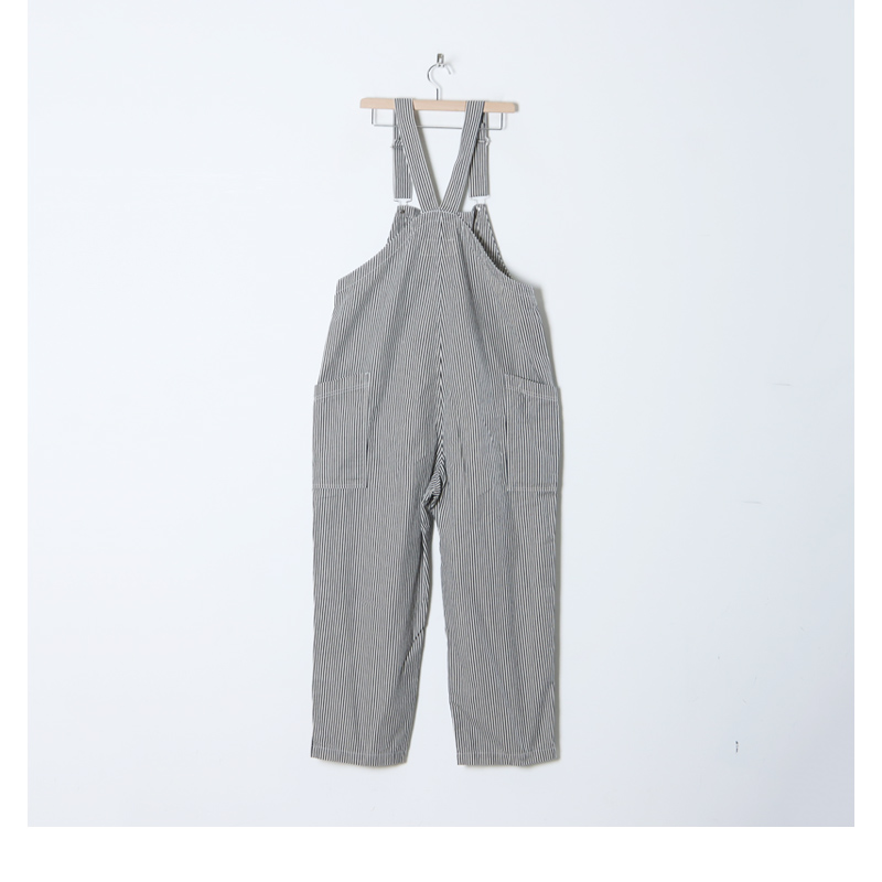HARVESTY (ハーベスティ) オーバーオール ノンフェイドストライプ