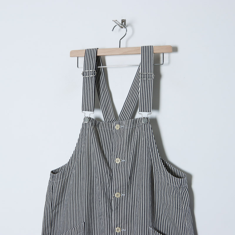 HARVESTY (ハーベスティ) オーバーオール ノンフェイドストライプ