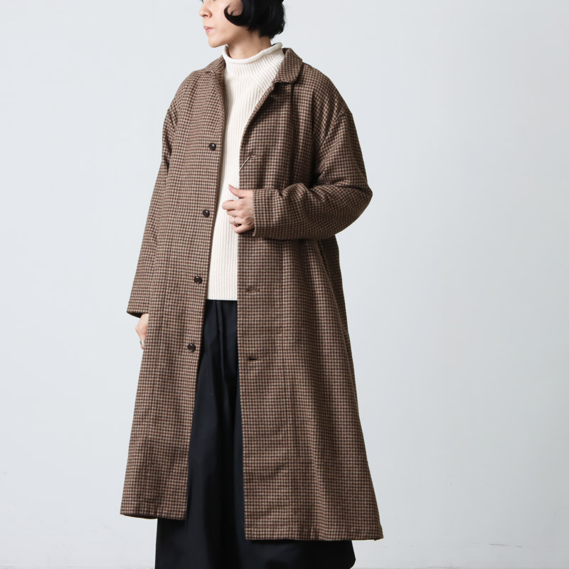 HARVESTY (ハーベスティ) オーバーコート ウールツイード