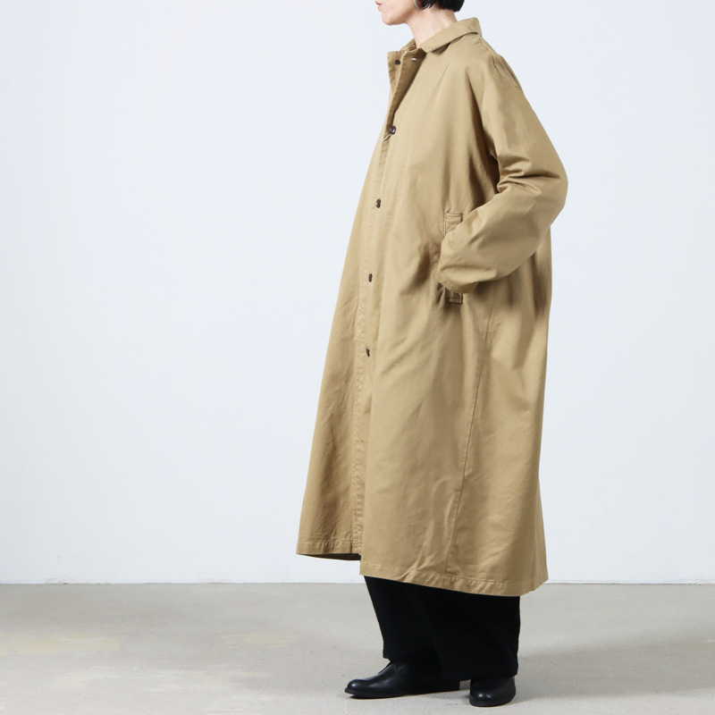 HARVESTY (ハーベスティ) オーバーコート チノクロス製品染