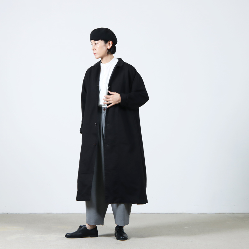 HARVESTY (ハーベスティ) オーバーコート チノクロス製品染