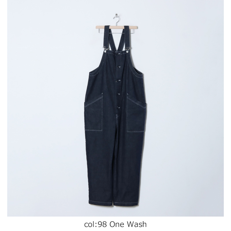 HARVESTY (ハーベスティ) 10z ノンフェイドデニム オーバーオール