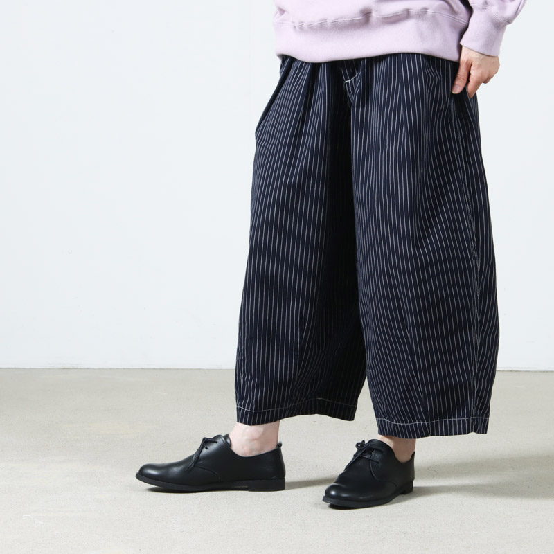 HARVESTY (ハーベスティ) サーカスパンツ ペンシルストライプ