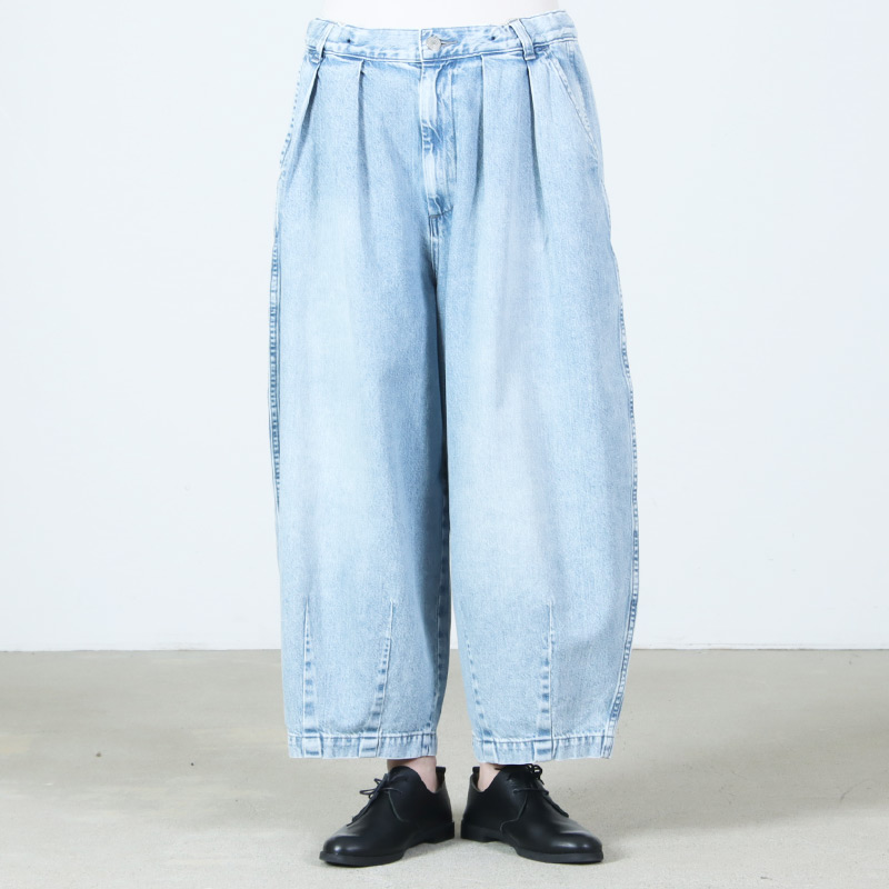 HARVESTY (ハーベスティ) ビッグデニム サーカスパンツ 10oz DENIM