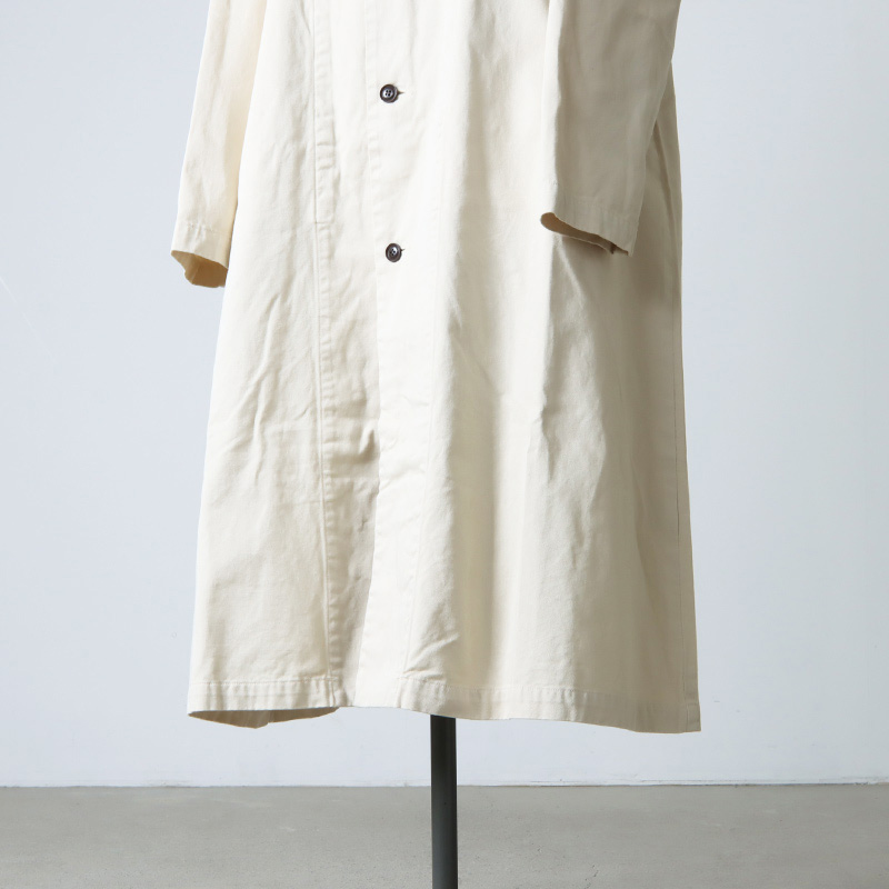 HARVESTY (ハーベスティ) オーバーコート チノクロス製品染