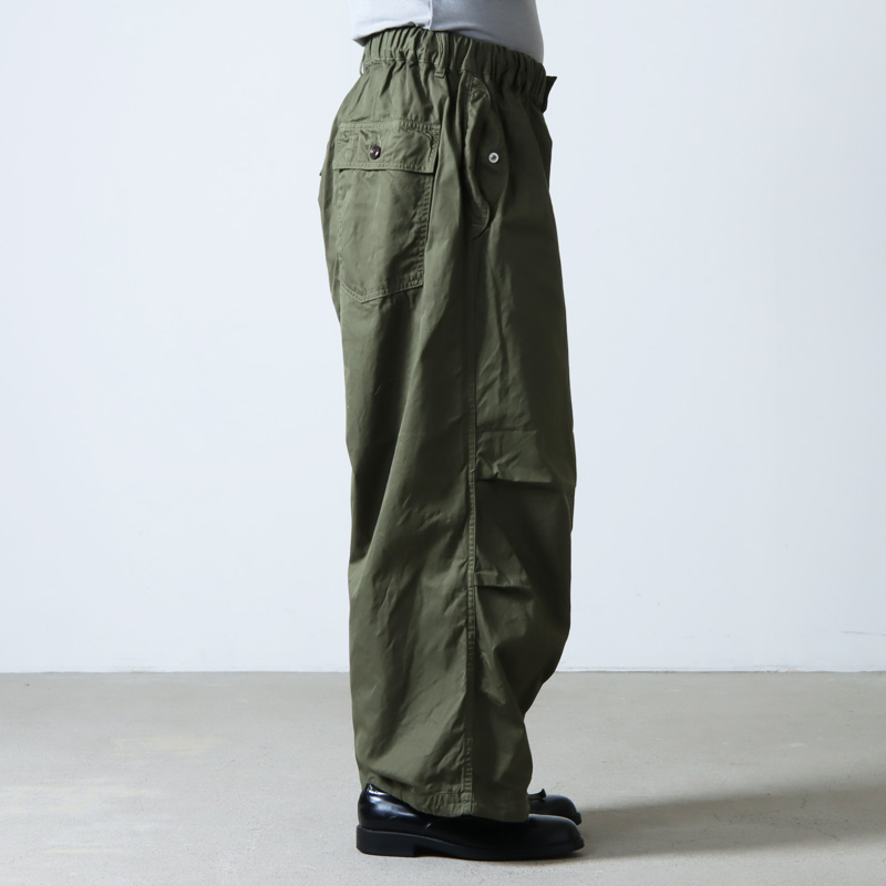 HARVESTY (ハーベスティ) オーバーパンツ 60/2ギャバ