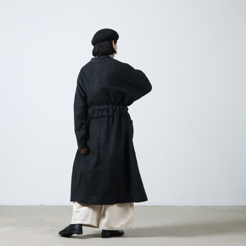Honnete (オネット) Shaggy Twill Dolman Gown Coat / シャギーツイル