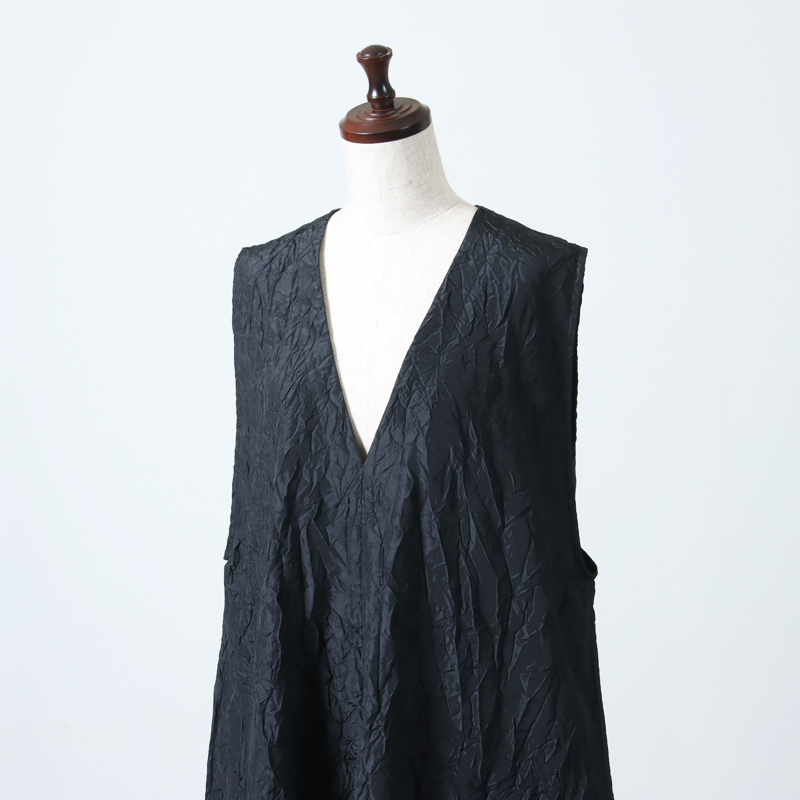 Honnete (オネット) Sleeveless V Wide Dress / スリーブレスワイドドレス