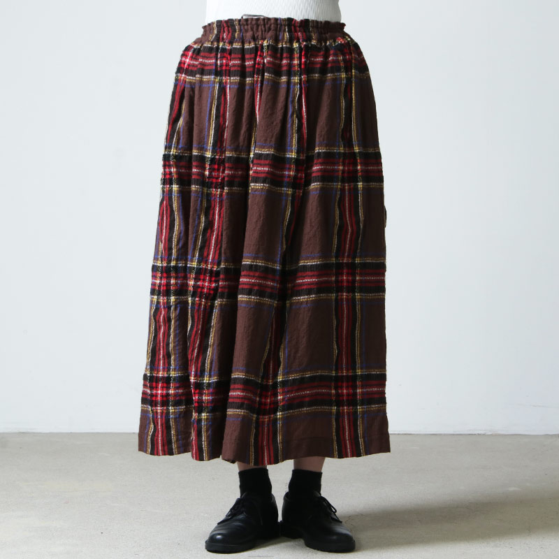 ICHI Antiquites (イチアンティークス) ウールガーゼタータンチェック