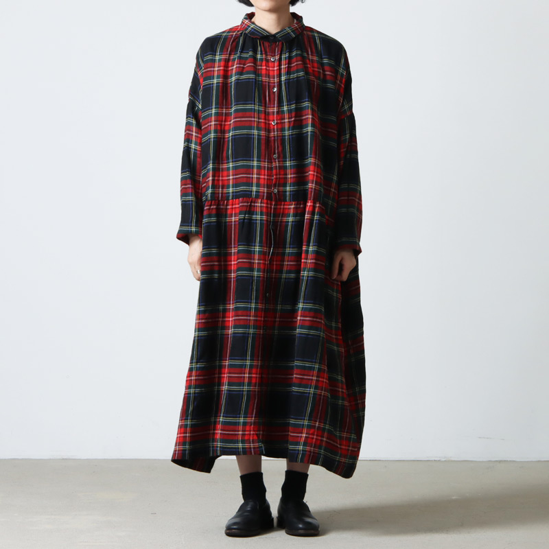 ICHI Antiquites (イチアンティークス) リネンウール タータンチェック