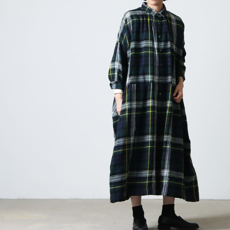 ICHI Antiquites (イチアンティークス) リネンウール タータンチェック