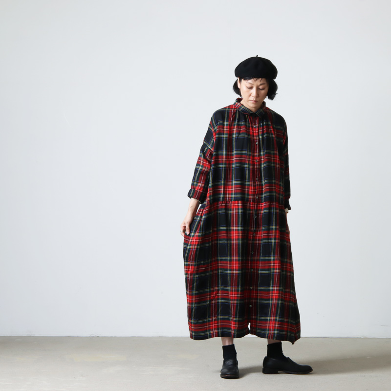 ICHI Antiquites (イチアンティークス) リネンウール タータンチェック