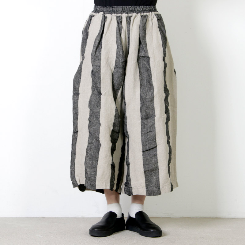 ICHI Antiquites (イチアンティークス) 琴平炊きリネンストライプ