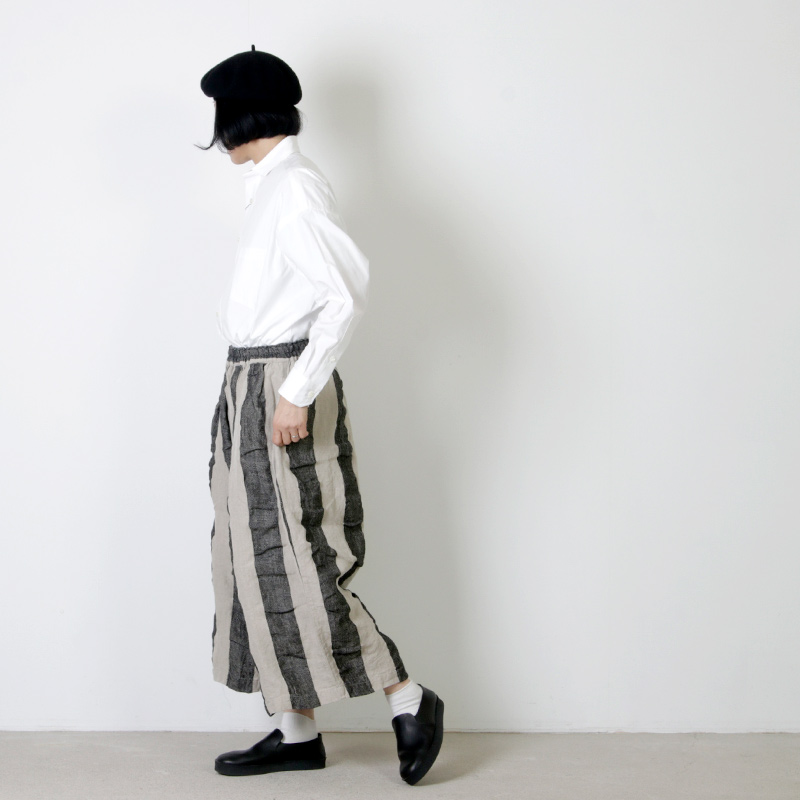 ICHI Antiquites (イチアンティークス) 琴平炊きリネンストライプ