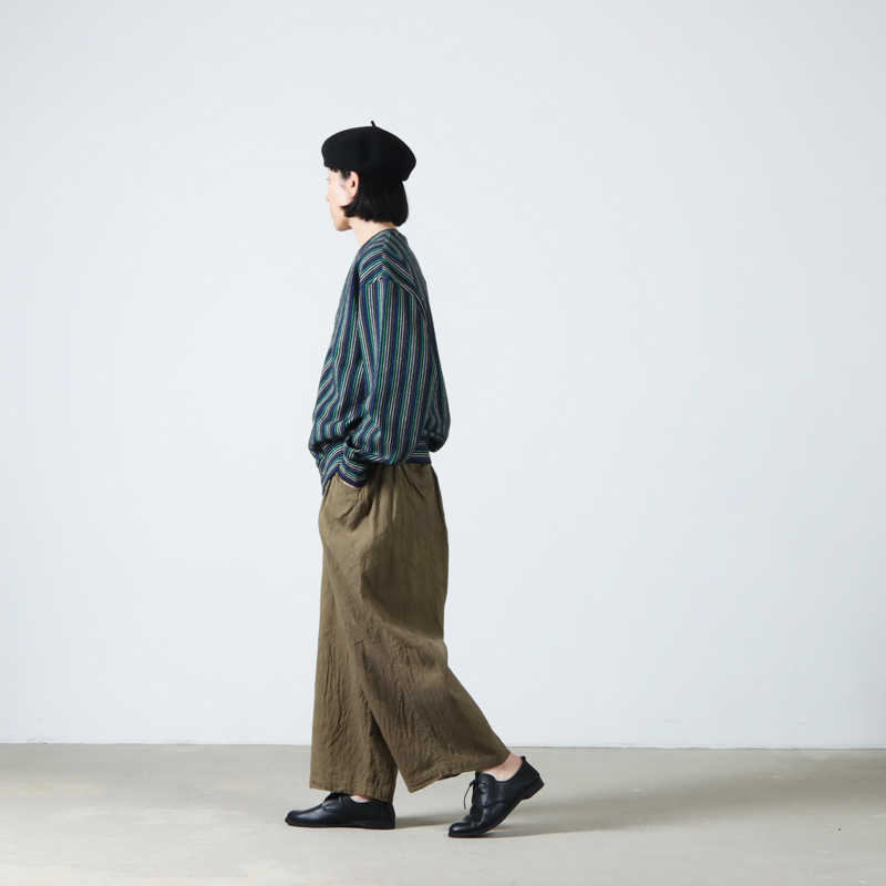 ICHI Antiquites (イチアンティークス) コットンリネンヘリンボーン