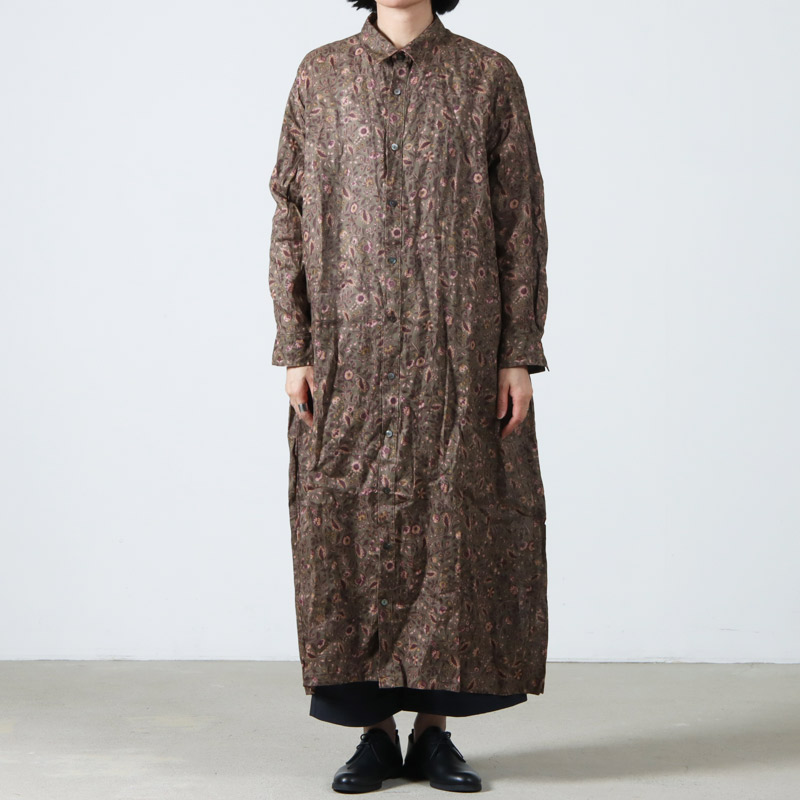 ICHI Antiquites (イチアンティークス) リネン フローラルパターン