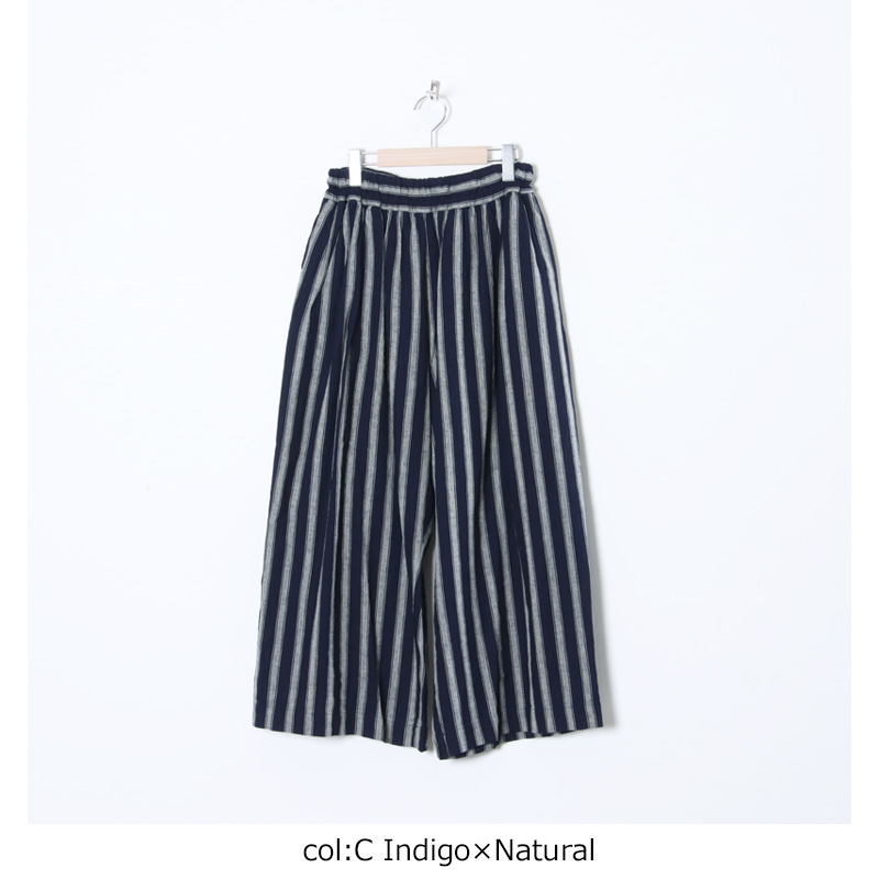 ICHI Antiquites (イチアンティークス) リネンコットンストライプパンツ