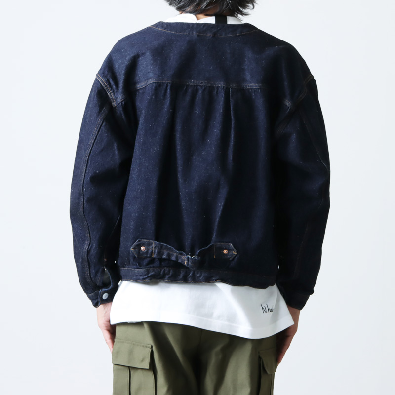 KAPTAIN SUNSHINE (キャプテンサンシャイン) No Collar Denim Jacket