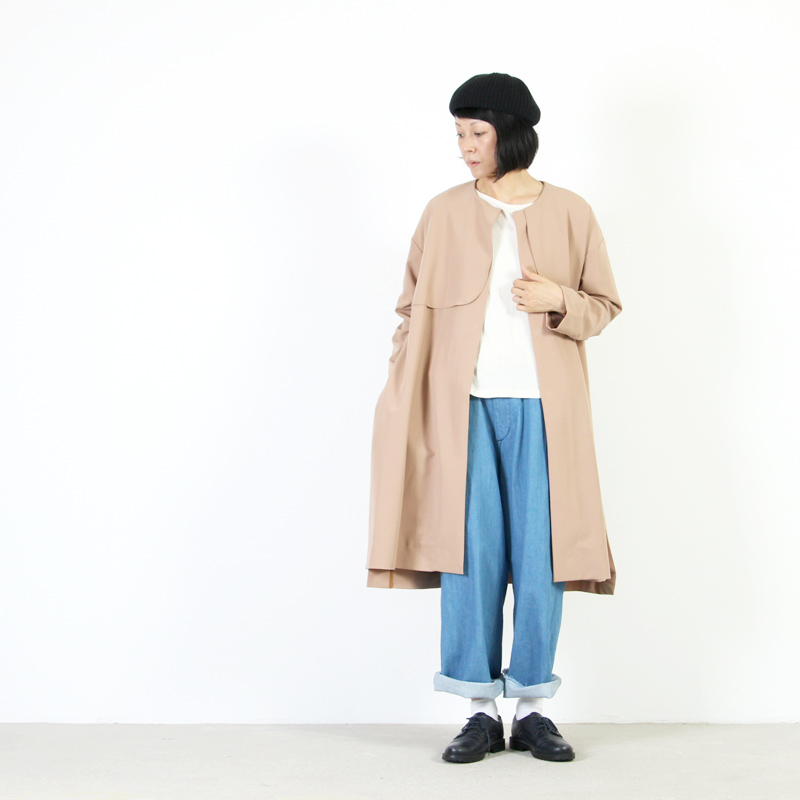 kelen (ケレン) ノーカラートレンチコート Nikii / ノーカラートレンチ