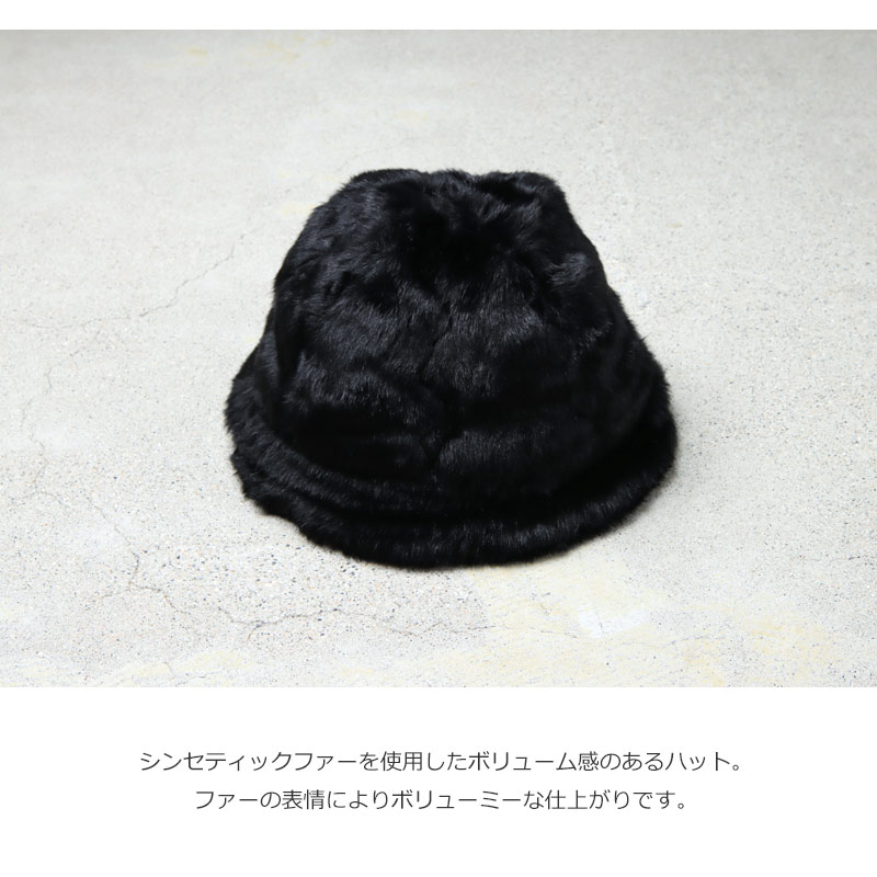 KIJIMA TAKAYUKI (キジマタカユキ) FAUX FUR 4PANEL HAT / フェイク