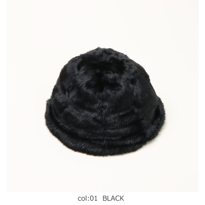 KIJIMA TAKAYUKI (キジマタカユキ) FAUX FUR 4PANEL HAT / フェイク