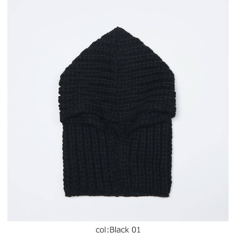 KIJIMA TAKAYUKI (キジマタカユキ) WOOL CHUNKY BALACLAVA / ウール