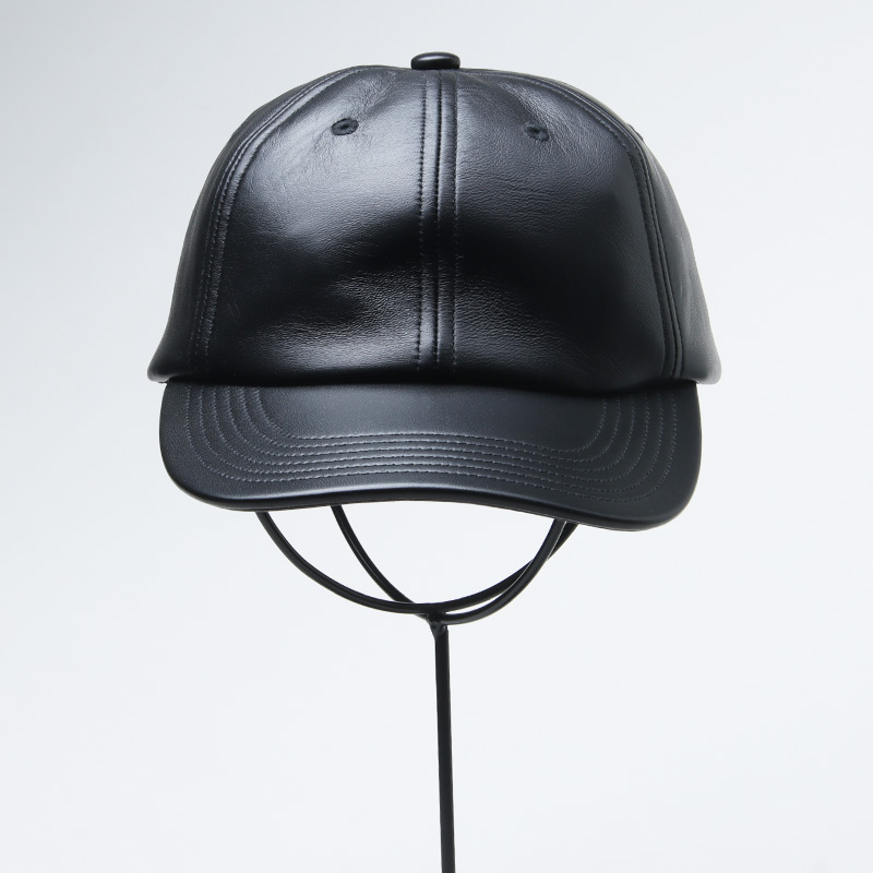 KIJIMA TAKAYUKI (キジマタカユキ) LAMBSKIN 6PANEL CAP / ラムスキン6