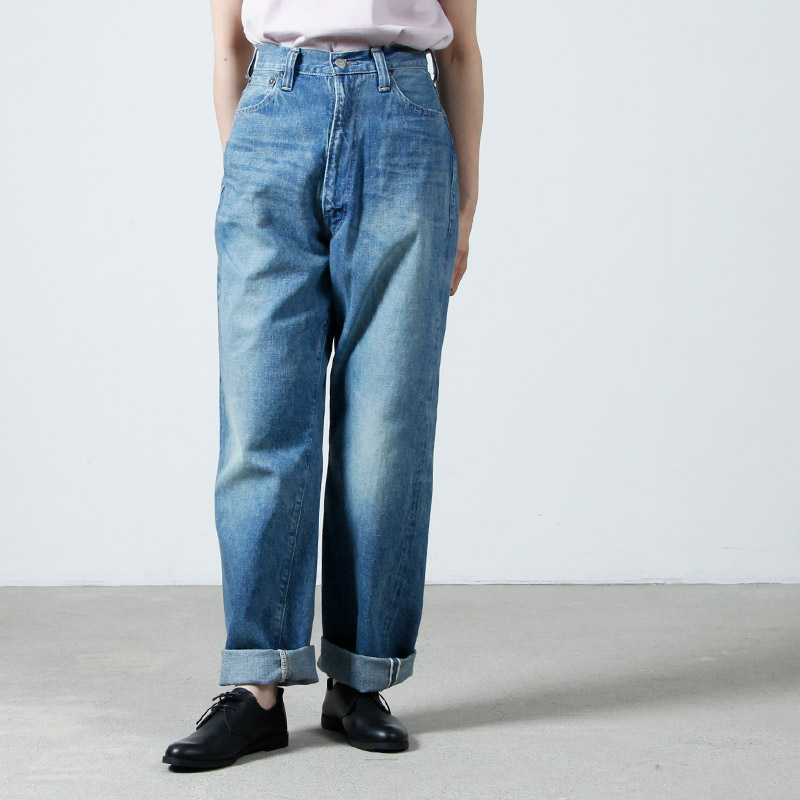 LENO (リノ) KAY HIGH WAIST JEANS FADE INDIGO / ケイハイウエスト