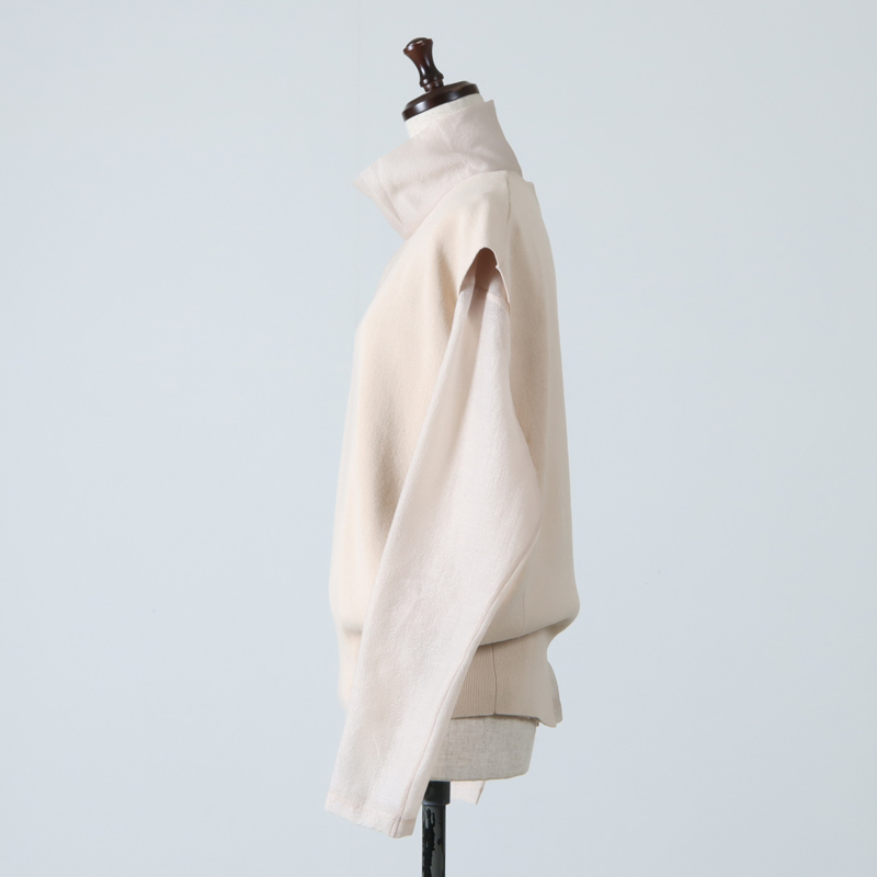 MANOF (マノフ) LAYERED KNIT TOPS / レイヤードニットトップス