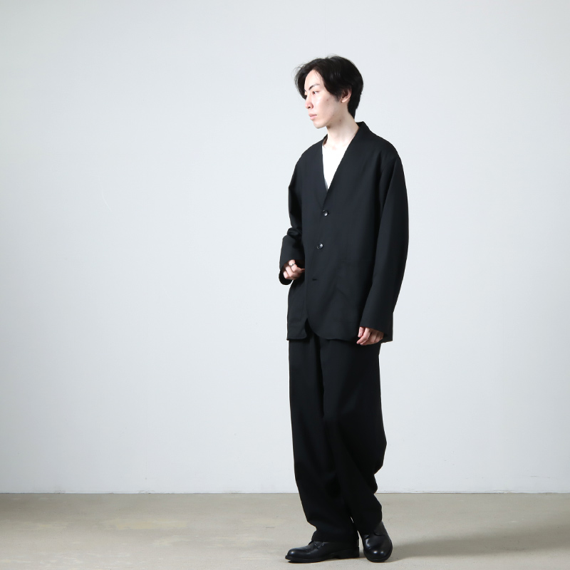 marka (マーカ) LAPELLESS JACKET / ラペルレスジャケット