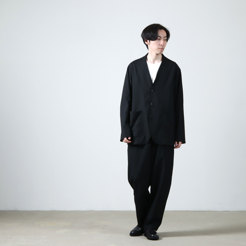 marka (マーカ) LAPELLESS JACKET / ラペルレスジャケット