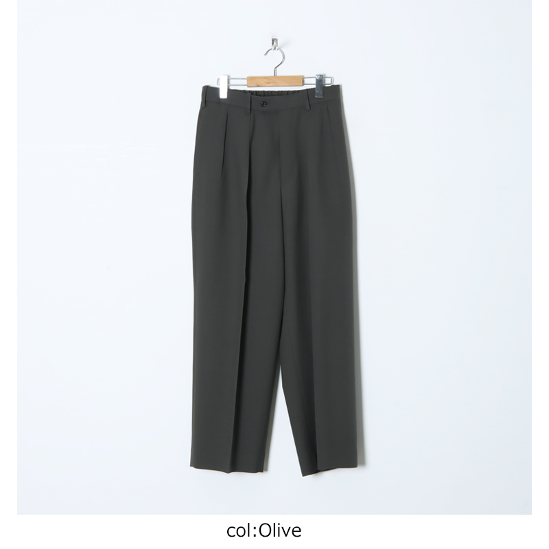 MARKAWARE (マーカウェア) DOUBLE PLEATED TROUSERS / ダブルプリーツ