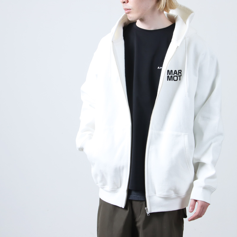 MARMOT (マーモット キャピタル) LOGO ZIP UP HOODIE / ロゴジップ