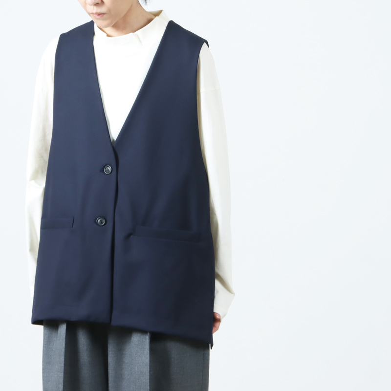 mizuiro ind (ミズイロインド) ディープVネックワイドベスト