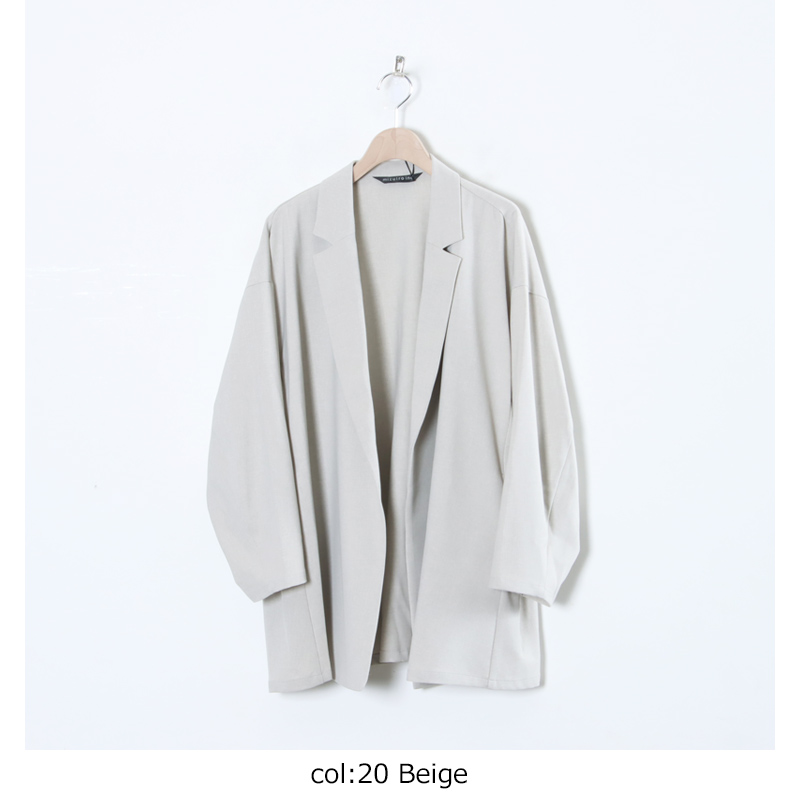 mizuiro ind (ミズイロインド) テーラードシャツジャケット