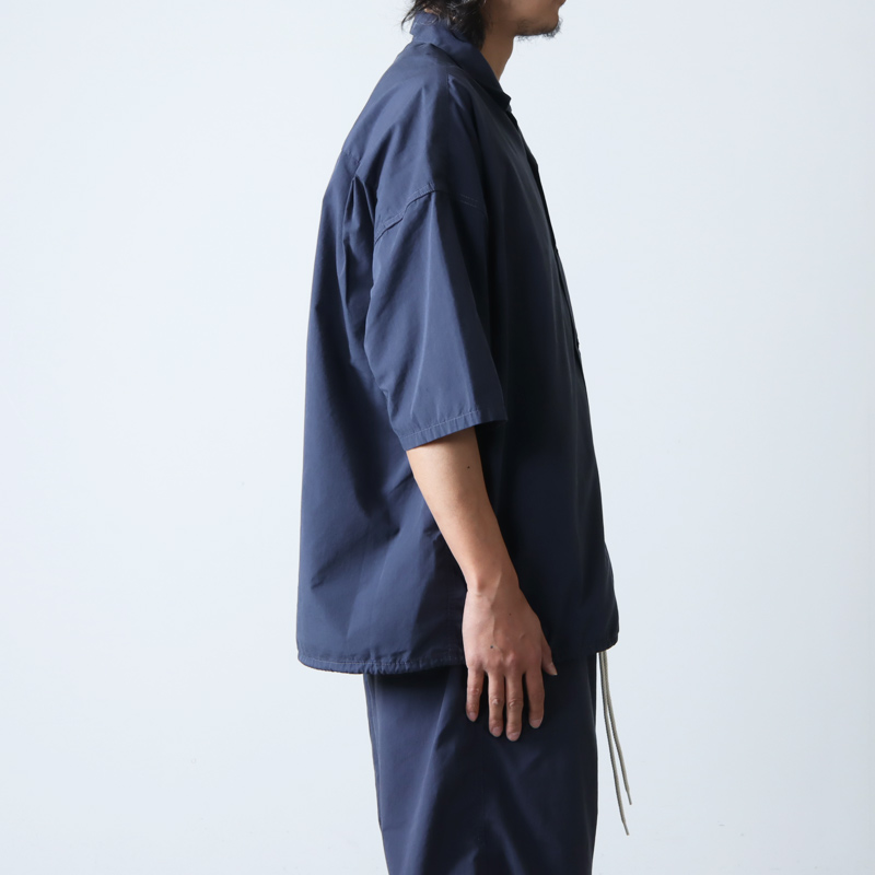 nanamica (ナナミカ) Open Collar Wind H/S Shirt / オープンカラー