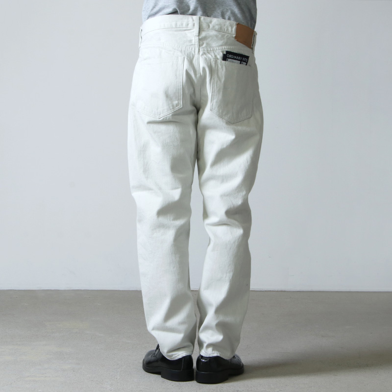 Ordinary Fits (オーディナリーフィッツ) 5POCKET ANKLE DENIM white