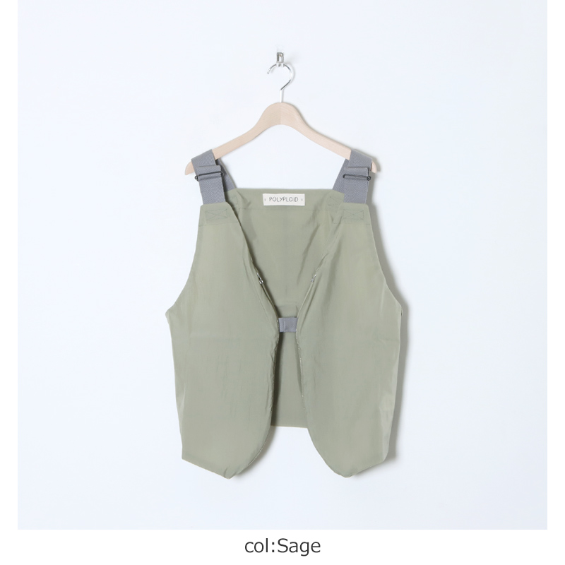 POLYPLOID (ポリプロイド) BAG VEST C / バッグベスト C