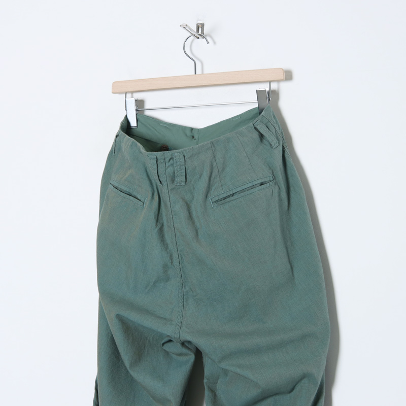 roundabout (ラウンダバウト) Chambray 2tuck Pants / シャンブレー2
