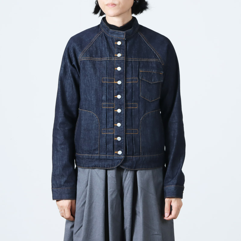 si-si-si (スースースー) ベーシックデニムジャケット ワンウォッシュ