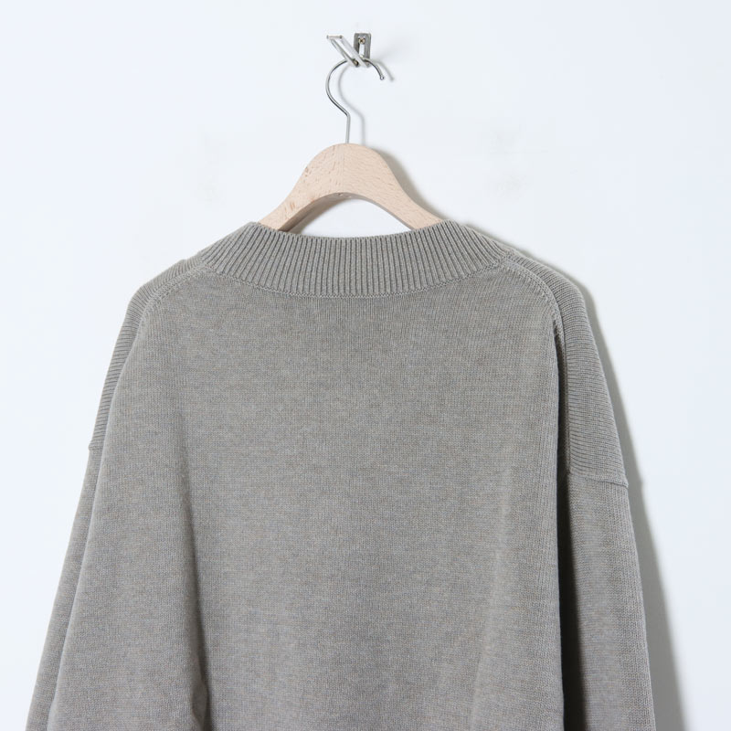 STUDIO NICHOLSON (スタジオニコルソン) SOLA V NECK JUMPER