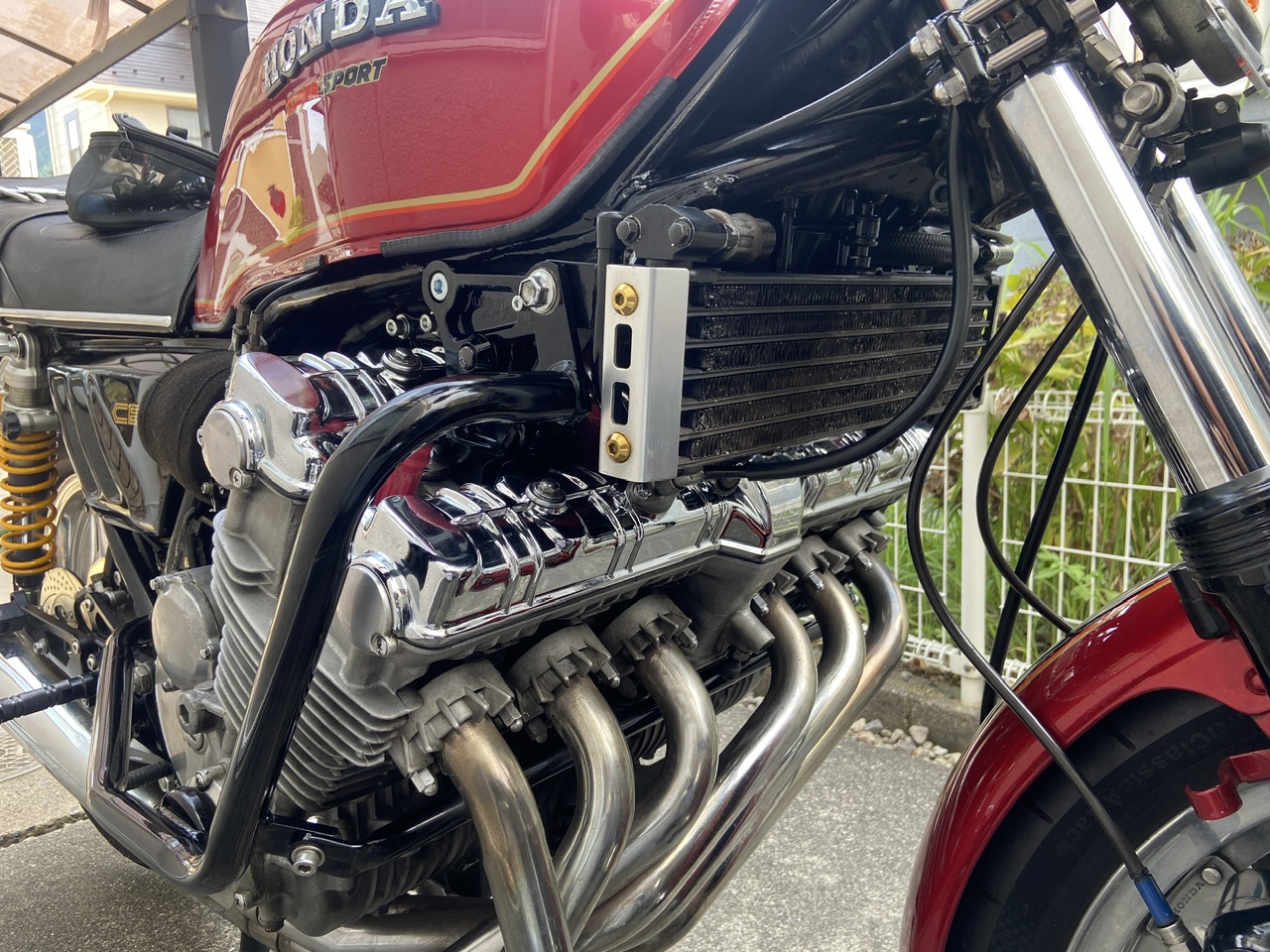 XJR1300オイルクーラーを装着する | CBX1000-ららら