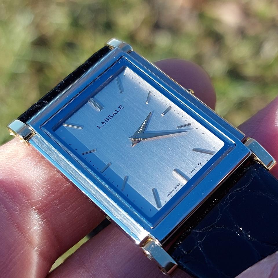 SEIKO 腕時計 バングルウォッチ LASSALE / ブルー 服部 SEIKO ラサール