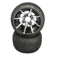 ジャイロキャノピー/UP/X用 ホイール タイヤ セット 225/45-10 - バイク