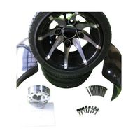 ジャイロキャノピー/UP/X用 ホイール タイヤ セット 225/45-10 - バイク