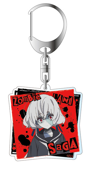 ゾンビランドサガ アクリルキーホルダー 紺野純子 ゾンビィver