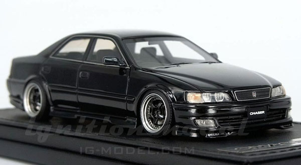 1/43 Toyota Chaser Tourer V (JZX100) Black ※Wo-Wheel