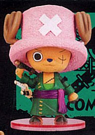 ワンピース チョッパー「目指せ海賊」フィギュア -新世界編- ゾロver