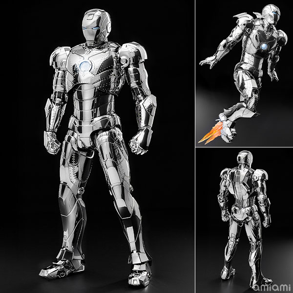 DLX アイアンマン・マーク2(クローム・エディション) 1/12 可動