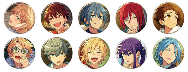 逆先夏目 コレクション 缶バッジ Jun コレ缶 casual あんスタ